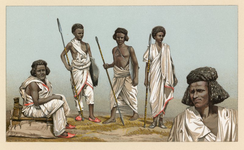 Afrika kostyme av French School