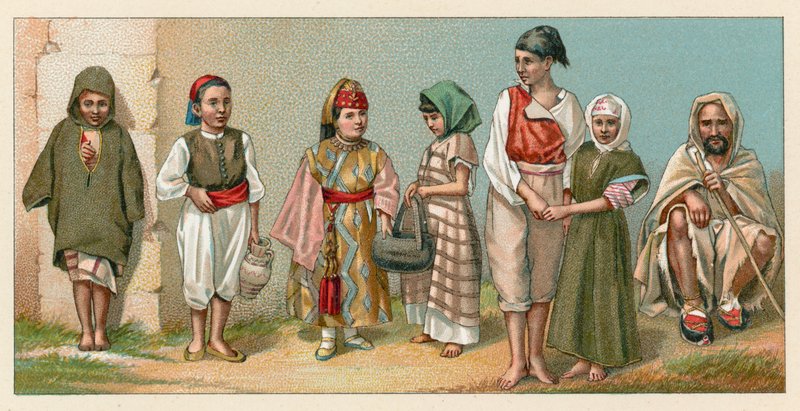 Afrika kostyme av French School