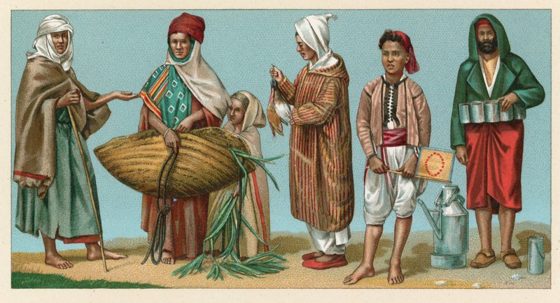 Afrika kostyme av French School