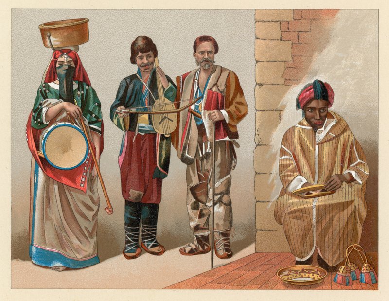 Afrika kostyme av French School