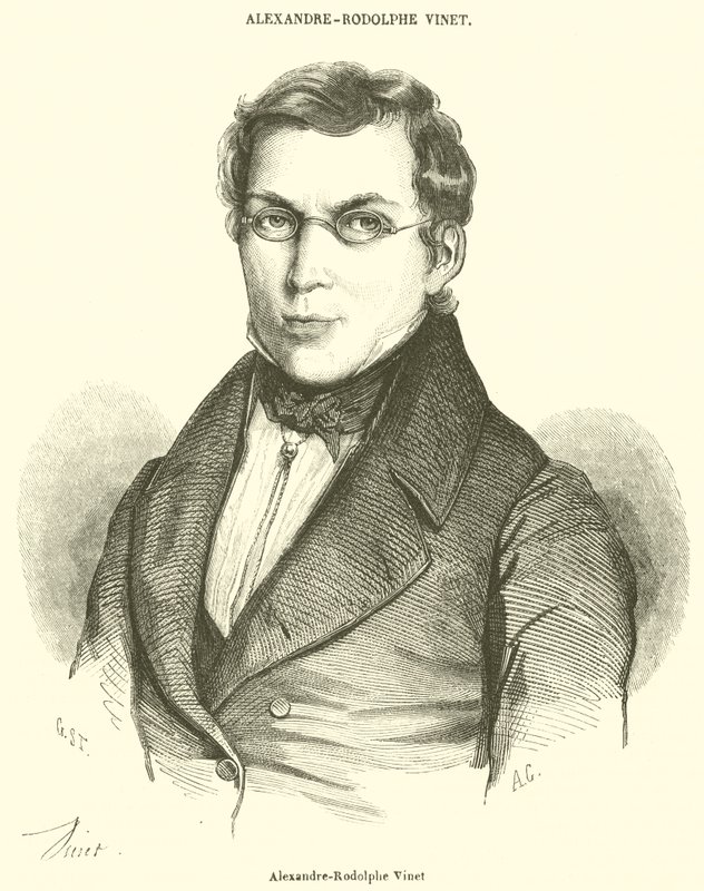 Alexandre-Rodolphe Vinet (gravering) av French School