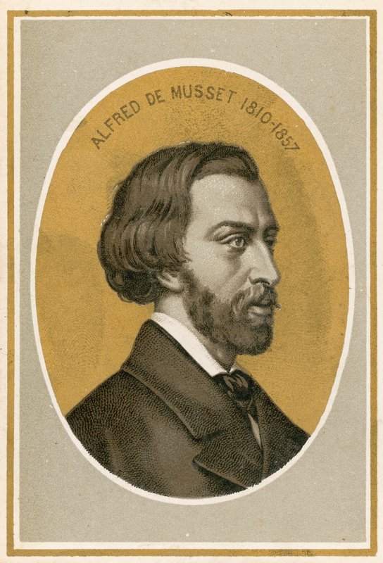 Alfred de Musset av French School