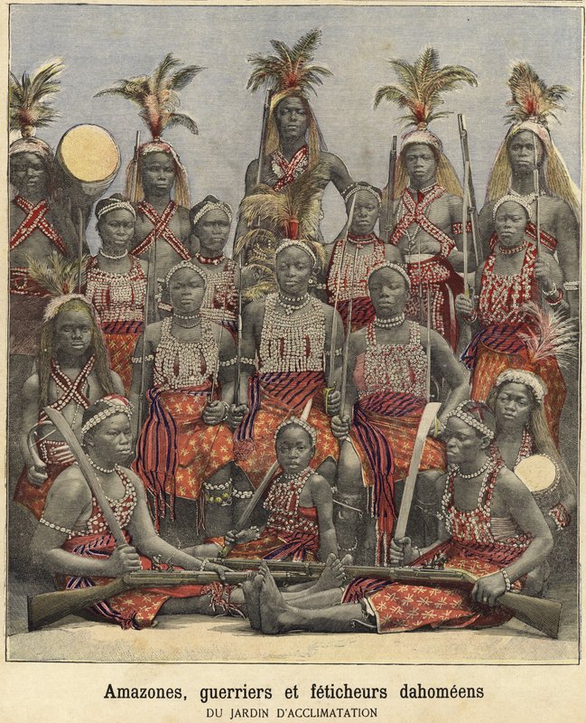 Amazoner, krigere og heksedoktorer fra Dahomey av French School