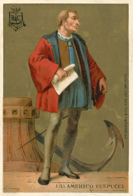 Amerigo Vespucci, italiensk navigatør av French School