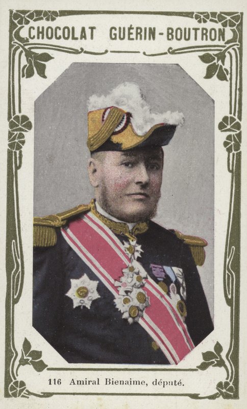 Admiral Bienaime, MP (farget bilde) av French School