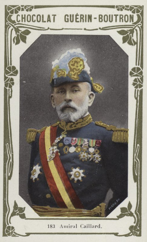 Amiral Caillard (farget bilde) av French School