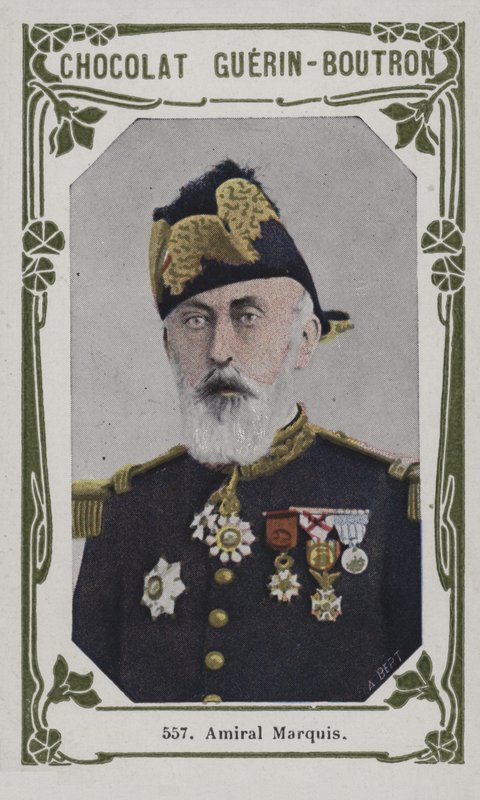 Amiral Marquis (farget bilde) av French School