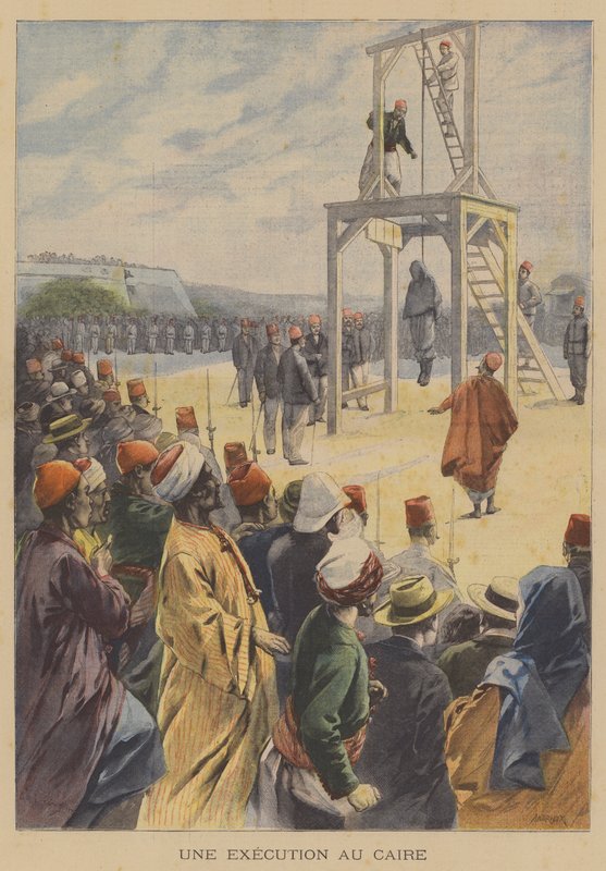 En henrettelse i Kairo, Egypt av French School