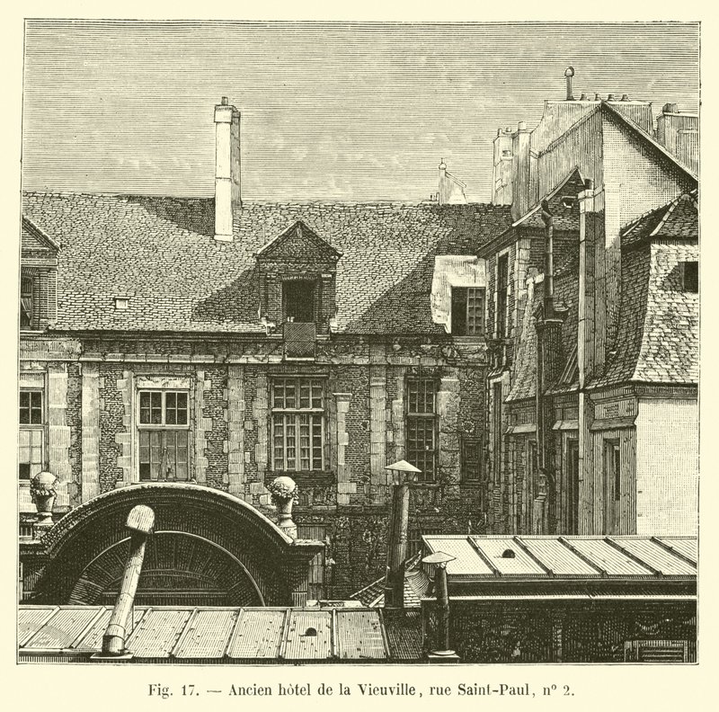 Tidligere Hotel de la Vieuville, rue Saint-Paul, nr. 2 av French School