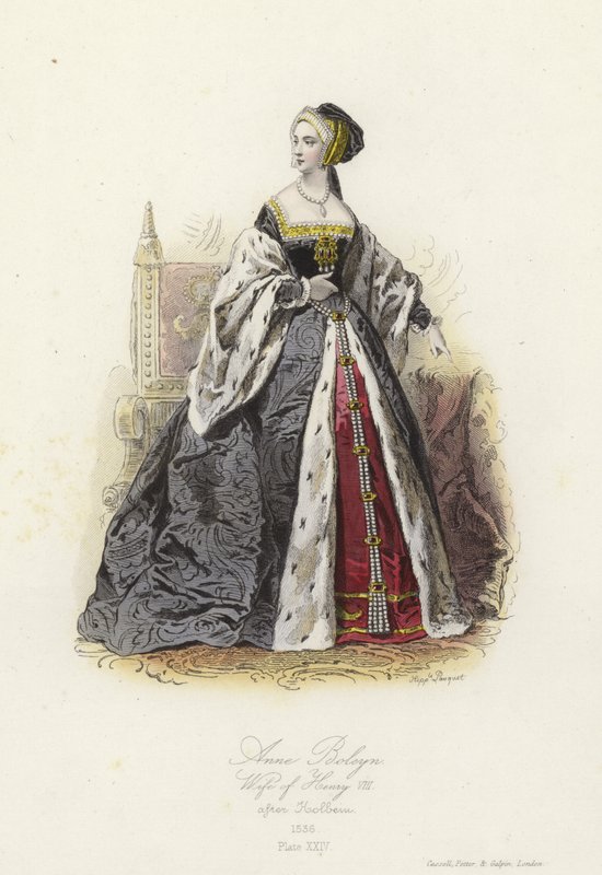 Anne Boleyn, andre kone til Henry VIII av England av French School