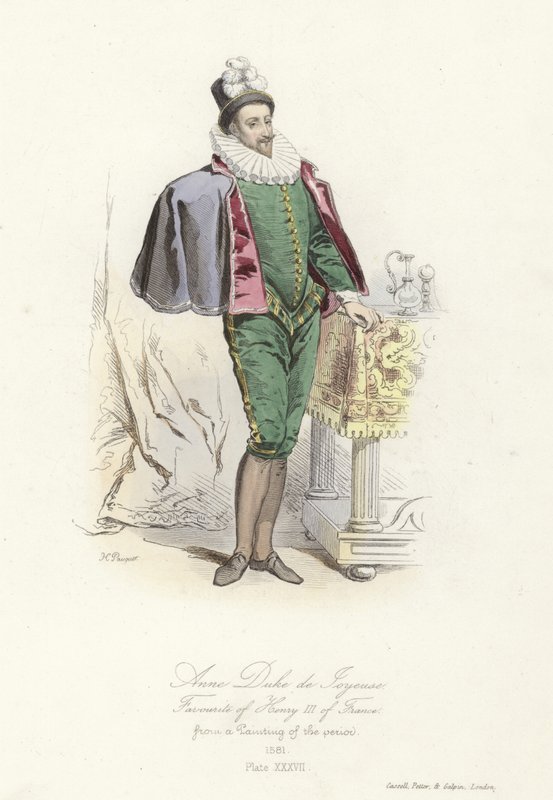 Anne, hertugen av Joyeuse, favoritten til Henry III av Frankrike av French School