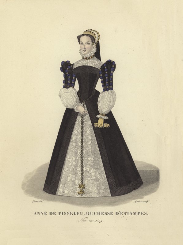 Anne de Pisseleu, hertuginne av Etampes av French School