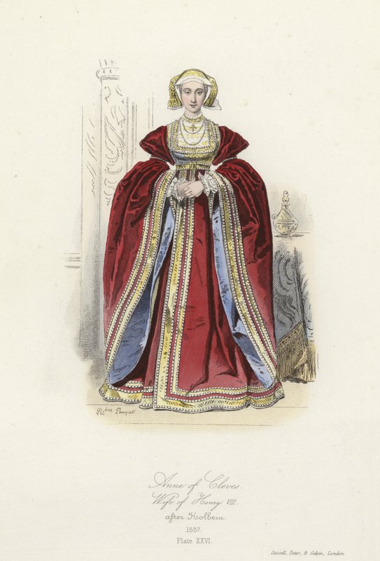 Anne av Cleves, fjerde kone til Henry VIII av England av French School