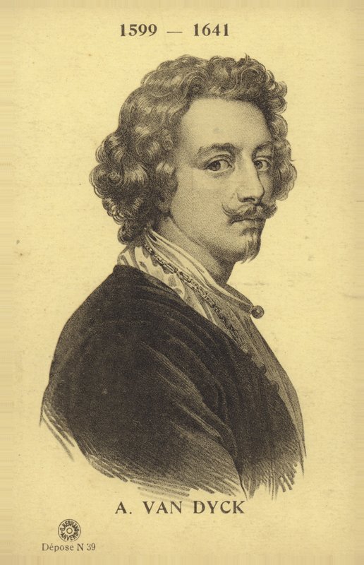 Anthony van Dyck , flamsk maler (lito) av French School