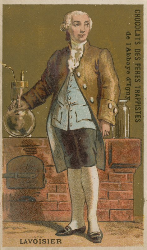 Antoine Lavoisier , fransk kjemiker av French School