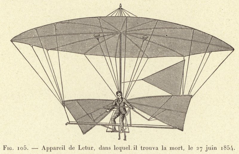 Leturs apparat, der han døde, 27. juni 1854 (gravering) av French School