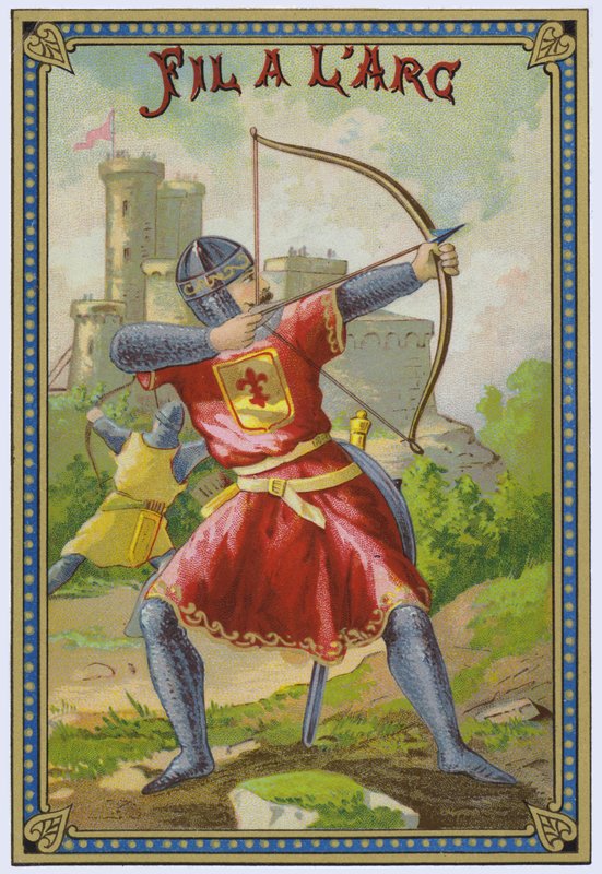 Archer (chromolitho) av French School