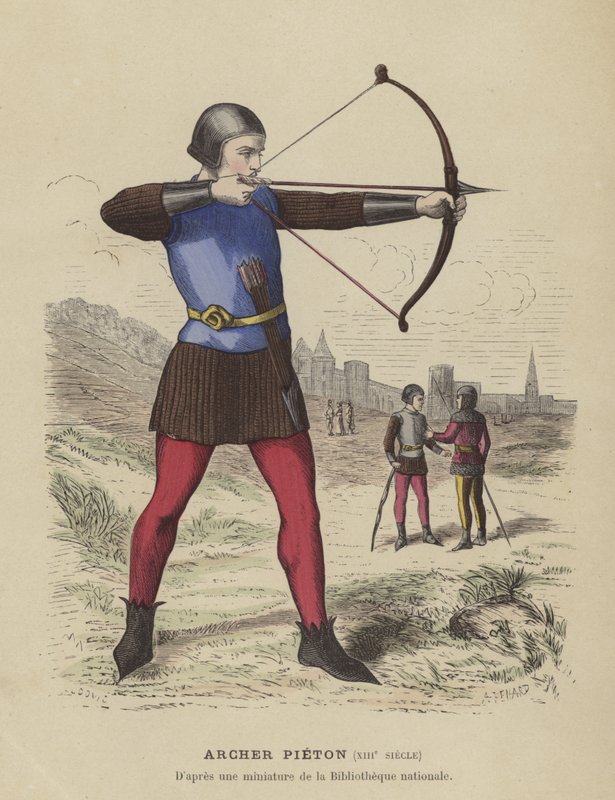Archer, 1200-tallet av French School