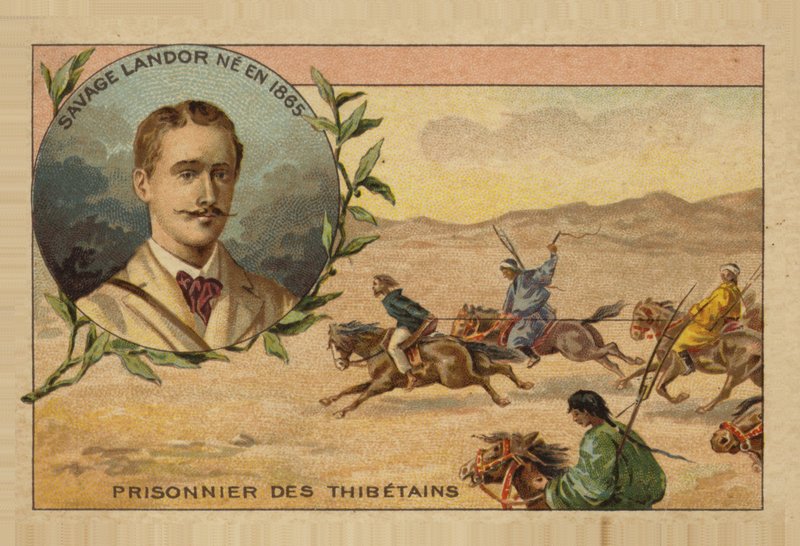 Arnold Henry Savage Landor ble tatt til fange i Tibet av French School