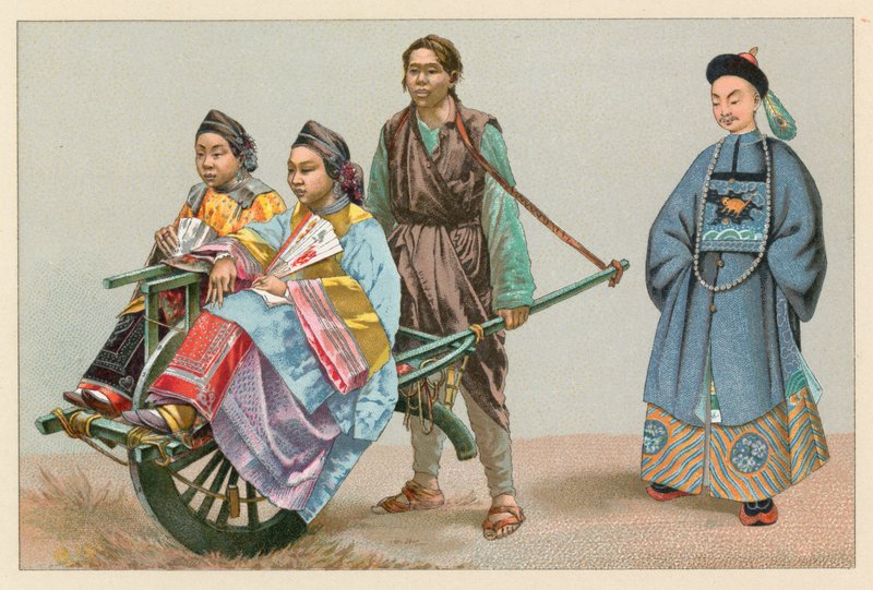 Asia kostyme av French School
