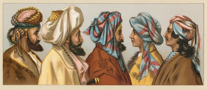 Asiatisk kostyme av French School