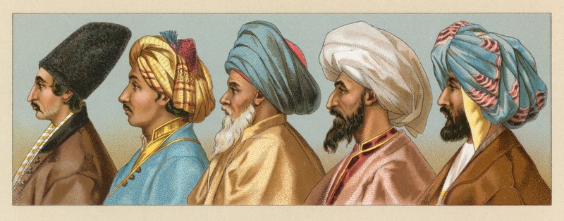 Asiatisk kostyme av French School