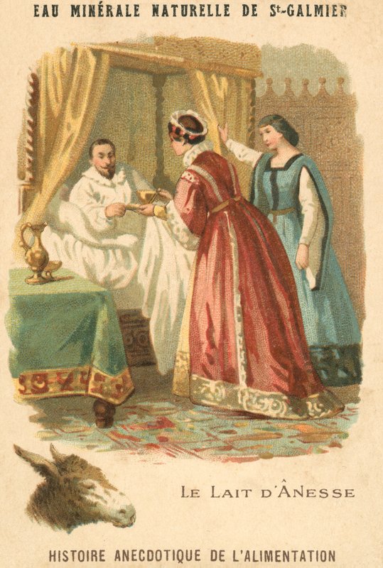 Rummelk (chromolitho) av French School