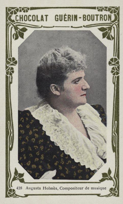 Augusta Holmes, musikkkomponist (farget bilde) av French School