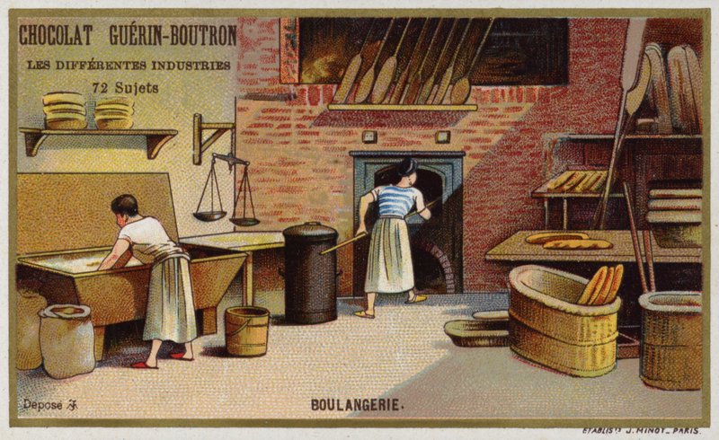 Bakeri (chromolitho) av French School