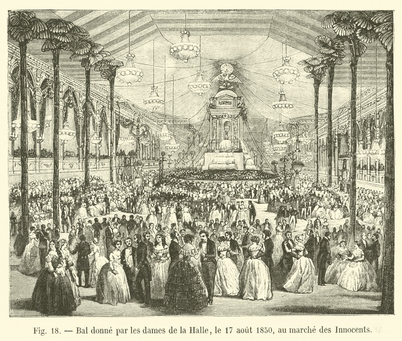 Ball gitt av damene i Halle, 17. august 1850, på March of the Innocents av French School