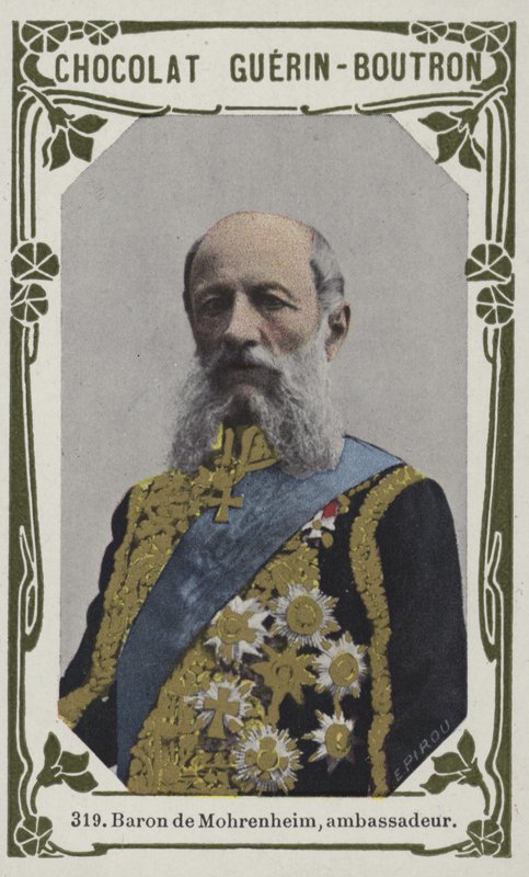 Baron de Mohrenheim, ambassadør (farget bilde) av French School