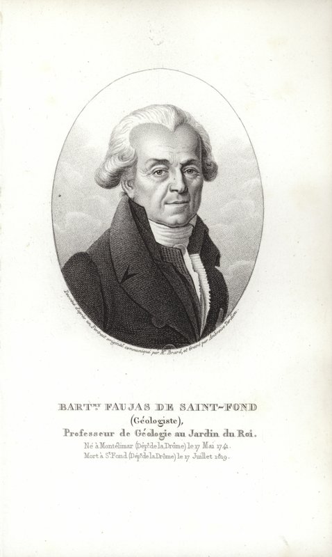 Bartholomew Faujas fra Saint-Fond av French School