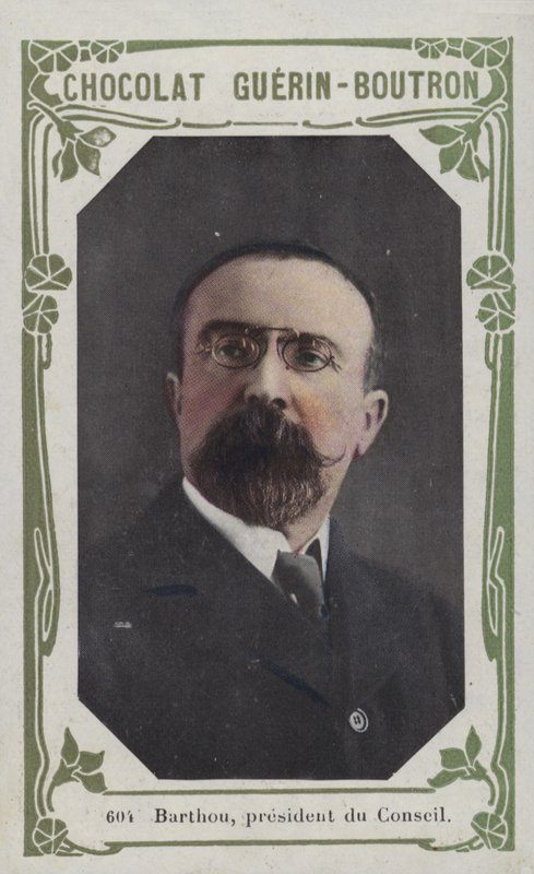 Barthou, president du Conseil (farget bilde) av French School