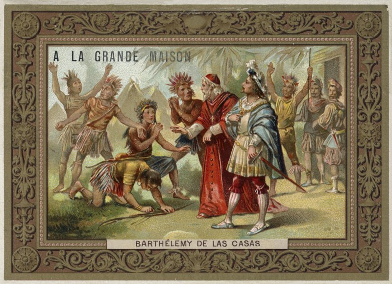 Bartolome de las Casas, spansk historiker fra 1500-tallet; sosial reformator og dominikanerbrødre av French School