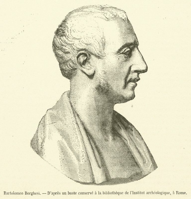 Bartolomeo Borghesi (gravering) av French School