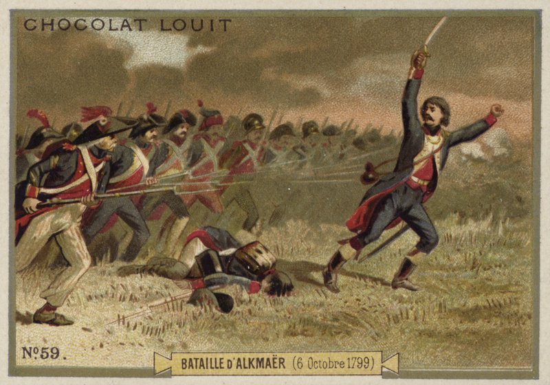 Slaget ved Alkmaar, franske revolusjonskriger, 6. oktober 1799 av French School