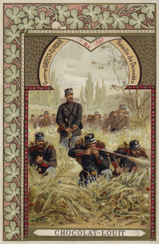 Slaget ved Domokos, gresk-tyrkisk krig, 17. mai 1897 av French School