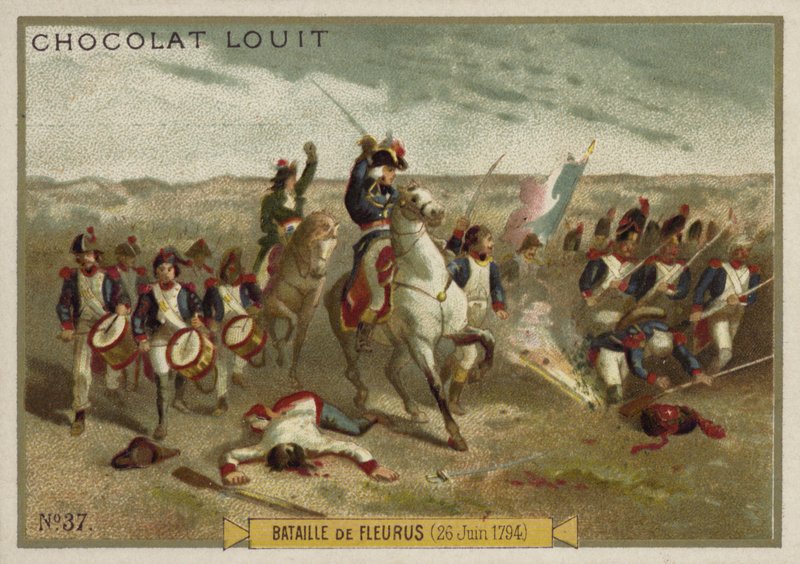 Slaget ved Fleurus, franske revolusjonskriger, 26. juni 1794 av French School