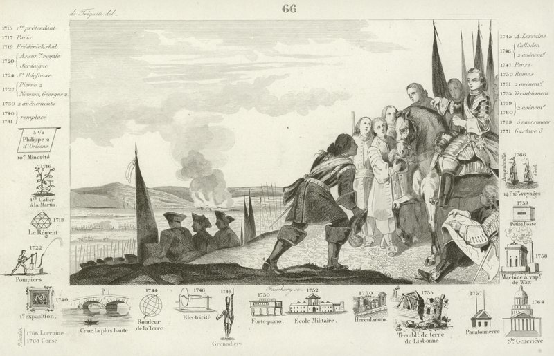 Slaget ved Fontenoy, 1745 av French School