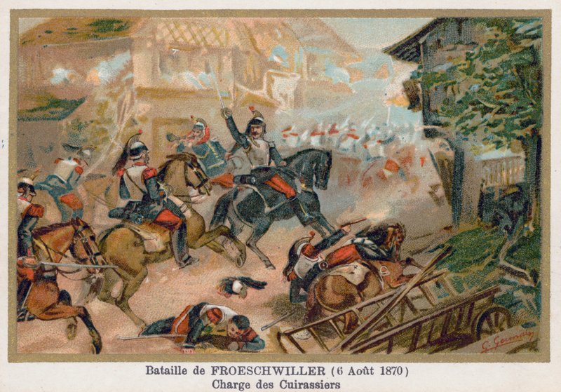 Slaget ved Froeschwiller, Charge of the Cuirassiers av French School
