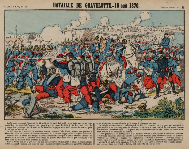 Slaget ved Gravelotte, fransk-prøyssisk krig av French School