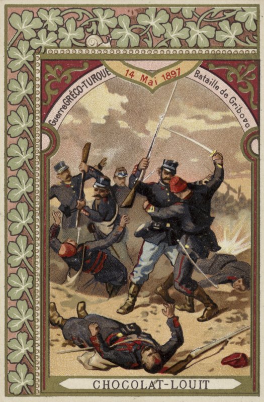 Slaget ved Gribovo, gresk-tyrkisk krig, 14. mai 1897 av French School
