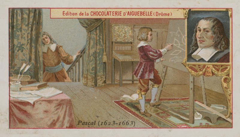 Blaise Pascal , fransk matematiker og fysiker av French School