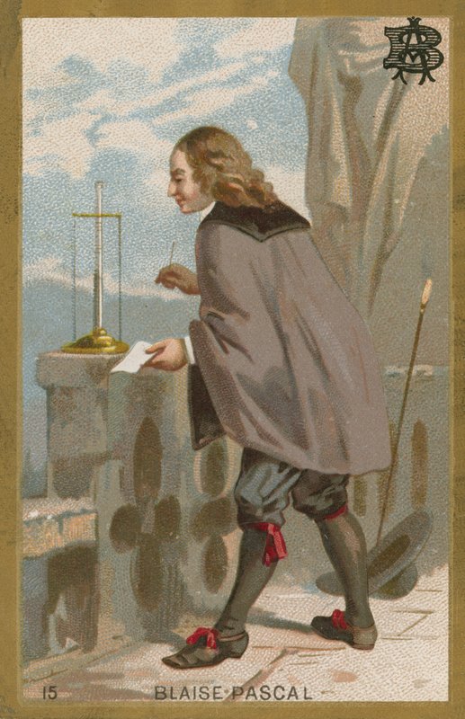 Blaise Pascal , fransk matematiker og fysiker av French School