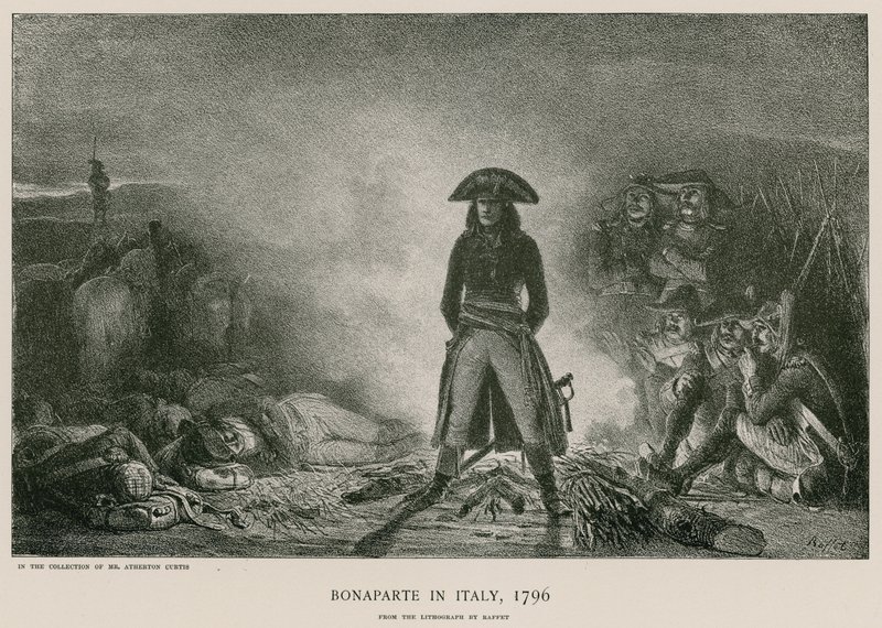 Bonaparte i Italia av French School