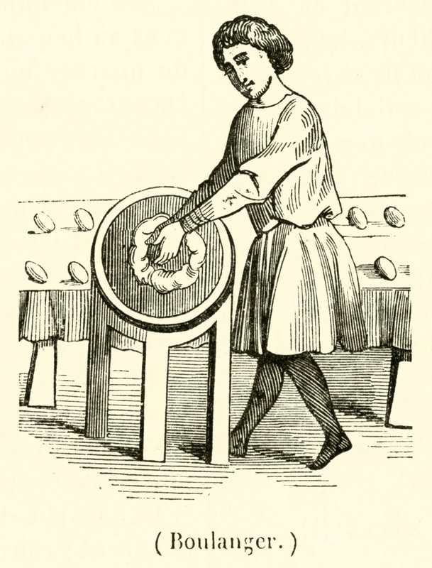 Boulanger (gravering) av French School
