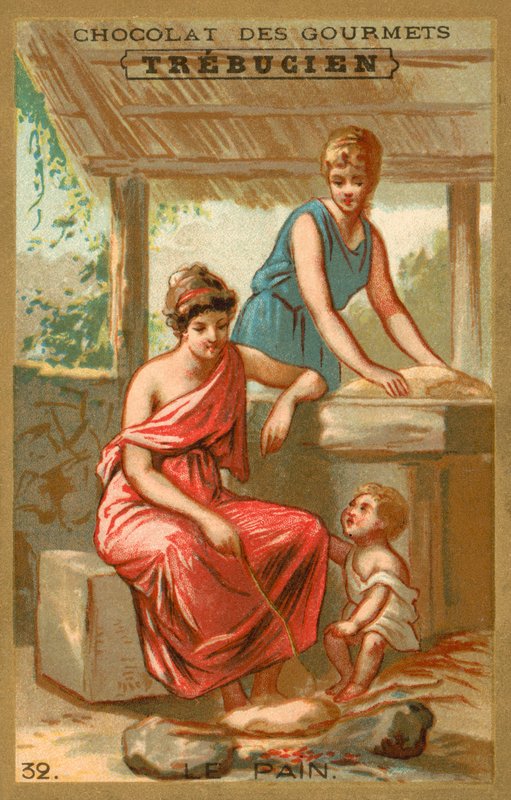 Brød (chromolitho) av French School