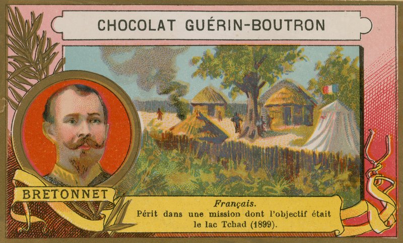 Bretonnet, fransk soldat og oppdagelsesreisende fra 1800-tallet av French School