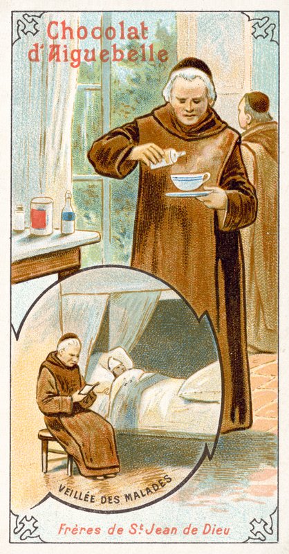 Brothers Hospitallers of St John of God (chromolitho) av French School