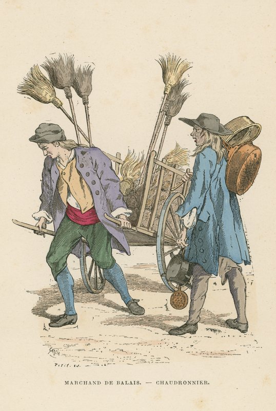Børsteselger og kobbersmed av French School